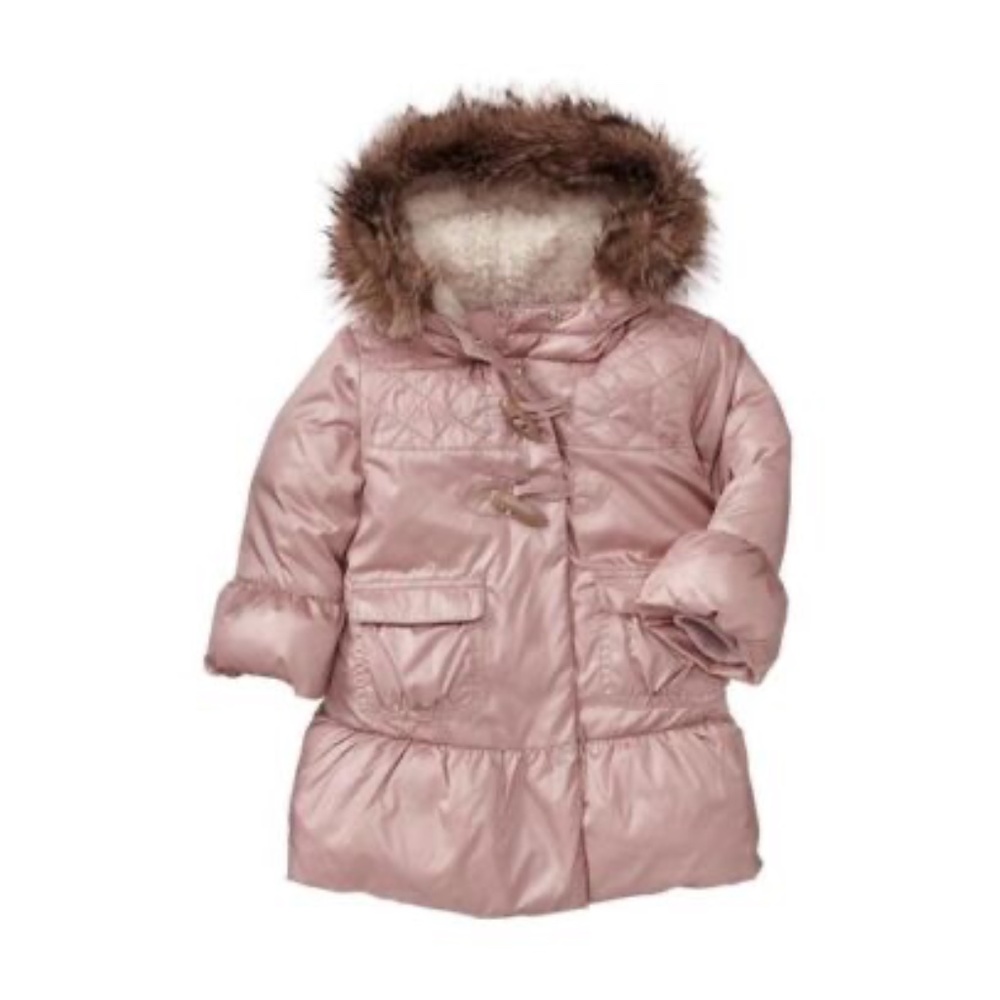 Baby Gap Toggle puffer coat fawn beige size 2t